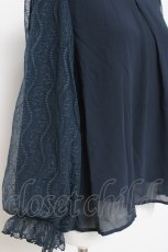 画像3: axes femme / 袖レースプルオーバー M 紺 Y-26-04-17-110-AX-TO-SZ-ZY (3)