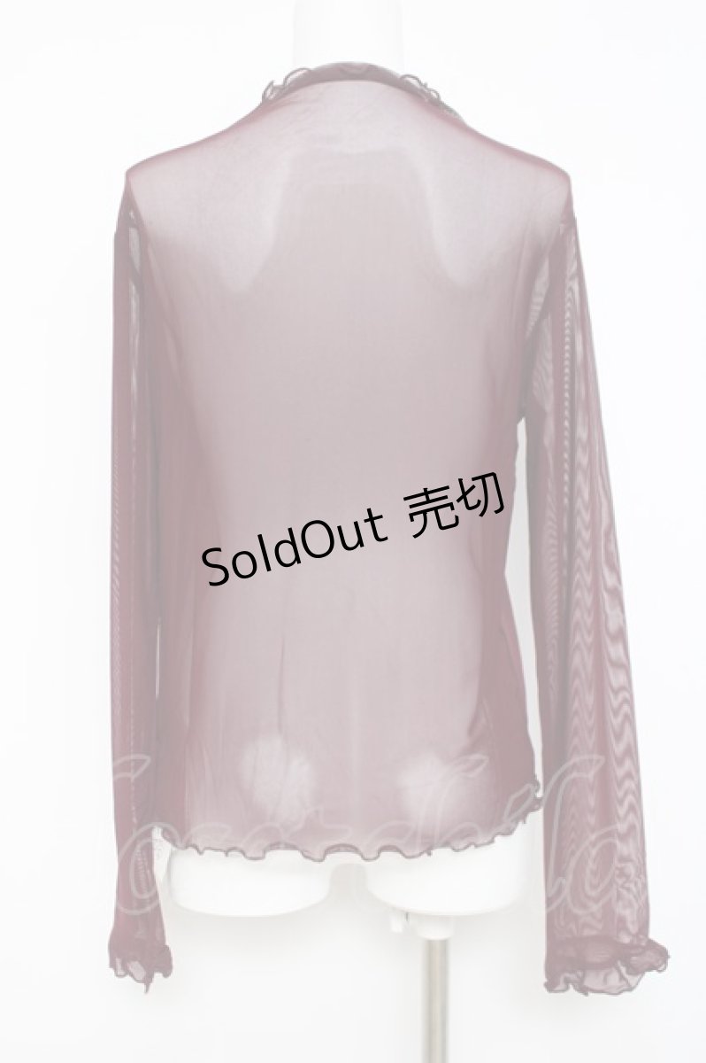 画像2: axes femme POETIQUE / シースループルオーバー M ワイン Y-26-04-17-112-AX-TO-SZ-ZY (2)
