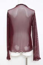 画像2: axes femme POETIQUE / シースループルオーバー M ワイン Y-26-04-17-112-AX-TO-SZ-ZY (2)