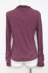 画像2: axes femme / 袖モチーフプルオーバー M パープル Y-26-04-17-117-AX-TO-SZ-ZY (2)
