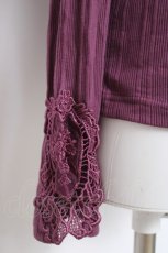 画像4: axes femme / 袖モチーフプルオーバー M パープル Y-26-04-17-117-AX-TO-SZ-ZY (4)
