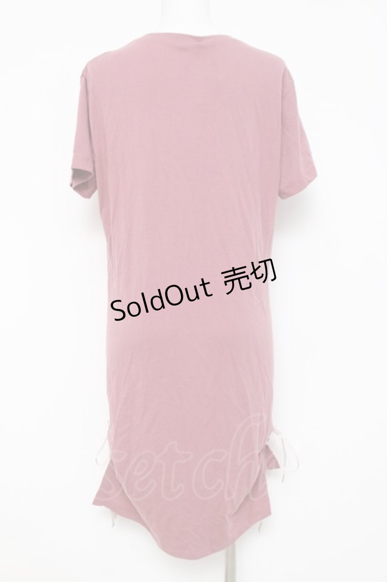 画像2: axes femme / 香水瓶プリントTシャツワンピース M ピンク Y-26-04-17-118-AX-OP-SZ-ZS (2)