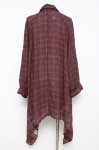 画像2: axes femme / イレヘムシャツチュニック M ワイン Y-26-04-17-120-AX-OP-SZ-ZY (2)