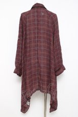 画像2: axes femme / イレヘムシャツチュニック M ワイン Y-26-04-17-120-AX-OP-SZ-ZS (2)