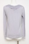 画像2: axes femme / レースモチーフインナープルオーバー M ラベンダー Y-26-04-17-124-AX-TO-SZ-ZY (2)