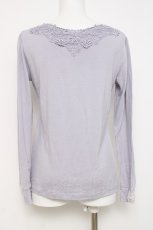 画像2: axes femme / レースモチーフインナープルオーバー M ラベンダー Y-26-04-17-124-AX-TO-SZ-ZY (2)