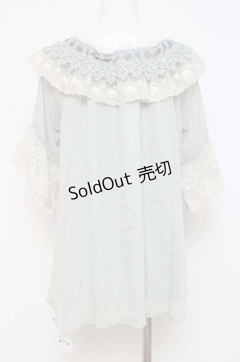画像2: axes femme / レイヤードフリル楊柳トップス M ミント Y-26-04-17-125-AX-TO-SZ-ZY (2)