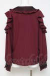 画像2: NOEMIE / レースショルダーブラウス  ワイン Y-26-04-17-129-LO-BL-SZ-ZY (2)