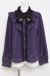 画像1: NOEMIE / 刺繍リボンブラウス  パープル Y-26-04-17-130-LO-BL-SZ-ZY (1)