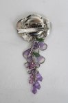 画像2: axes femme / 藤の花ブローチ  ラベンダー Y-26-04-17-016-AX-ZA-SZ-ZY (2)