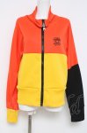 画像1: SUPER LOVERS / 配色ジャージブルゾン M オレンジ/イエロー Y-26-04-17-141-PU-TO-SZ-ZY (1)