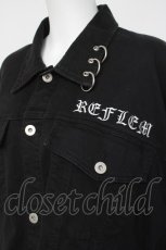 画像3: REFLEM / クロップデニムジャケット F ブラック Y-26-04-17-142-PU-TO-SZ-ZY (3)