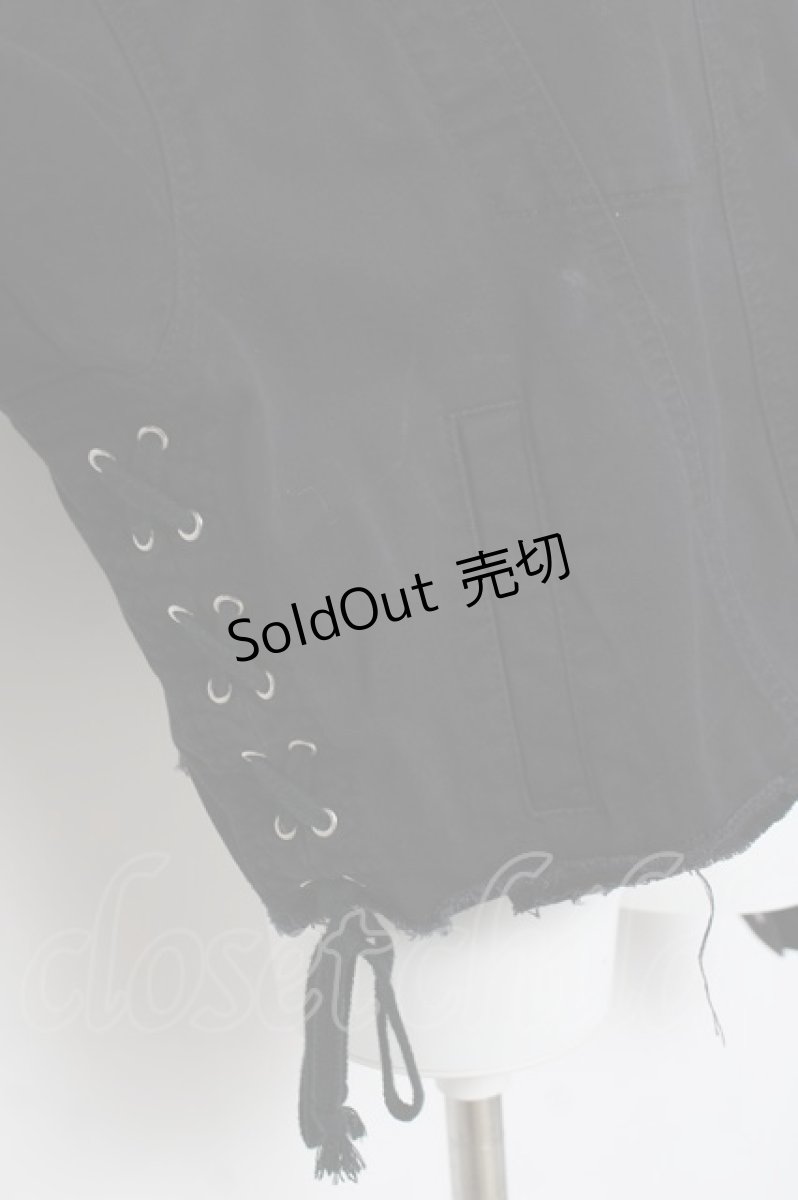 画像4: REFLEM / クロップデニムジャケット F ブラック Y-26-04-17-142-PU-TO-SZ-ZY (4)