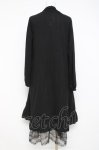 画像2: axes femme / ジレ重ね着風ロングカーデ  黒 Y-26-04-17-144-AX-TO-SZ-ZY (2)