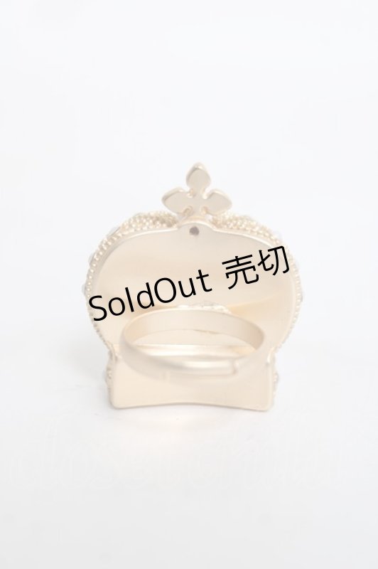 画像3: axes femme kawaii / ロイヤルクラウンリング  ゴールド Y-26-04-17-002-AX-AC-SZ-ZY (3)