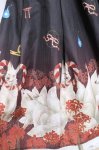画像6: axes femme kawaii / 彼岸の白狐会柄ジャンスカ  黒 Y-26-04-17-171-AX-OP-SZ-ZY (6)