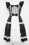 画像1: axes femme kawaii / ロマンスローズジャンスカ  黒 Y-26-04-17-172-AX-OP-SZ-ZY (1)