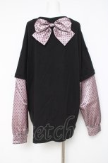 画像2: Ank Rouge / ドットチュールドッキングロンTe  黒 Y-26-04-17-175-CA-TO-SZ-ZY (2)