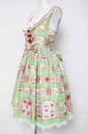 画像2: Angelic Pretty / Sunny Day Brunchジャンパースカート  グリーン Y-26-04-17-182-AP-OP-SZ-ZY (2)