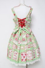 画像3: Angelic Pretty / Sunny Day Brunchジャンパースカート  グリーン Y-26-04-17-182-AP-OP-SZ-ZY (3)