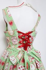 画像4: Angelic Pretty / Sunny Day Brunchジャンパースカート  グリーン Y-26-04-17-182-AP-OP-SZ-ZY (4)