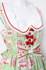 画像5: Angelic Pretty / Sunny Day Brunchジャンパースカート  グリーン Y-26-04-17-182-AP-OP-SZ-ZY (5)