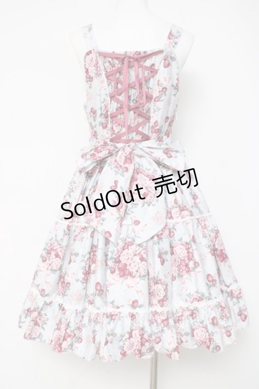 画像3: BABY, THE STARS SHINE BRIGHT / シュガーブーケ〜永遠の乙女の憧れ〜柄ジャンパースカートIII  アンティークブルー Y-26-04-17-183-BA-OP-SZ-ZY (3)