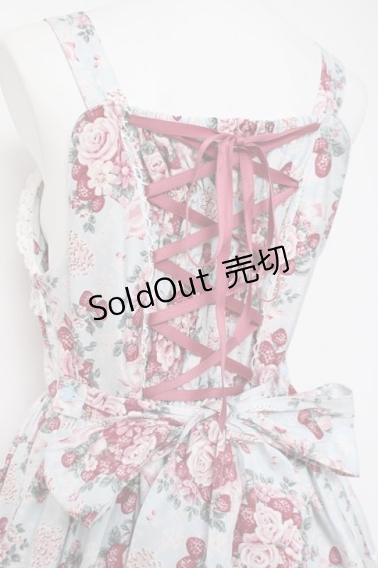 画像4: BABY, THE STARS SHINE BRIGHT / シュガーブーケ〜永遠の乙女の憧れ〜柄ジャンパースカートIII  アンティークブルー Y-26-04-17-183-BA-OP-SZ-ZY (4)