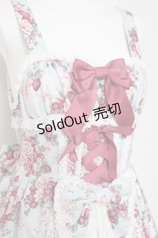 画像5: BABY, THE STARS SHINE BRIGHT / シュガーブーケ〜永遠の乙女の憧れ〜柄ジャンパースカートIII  アンティークブルー Y-26-04-17-183-BA-OP-SZ-ZY (5)