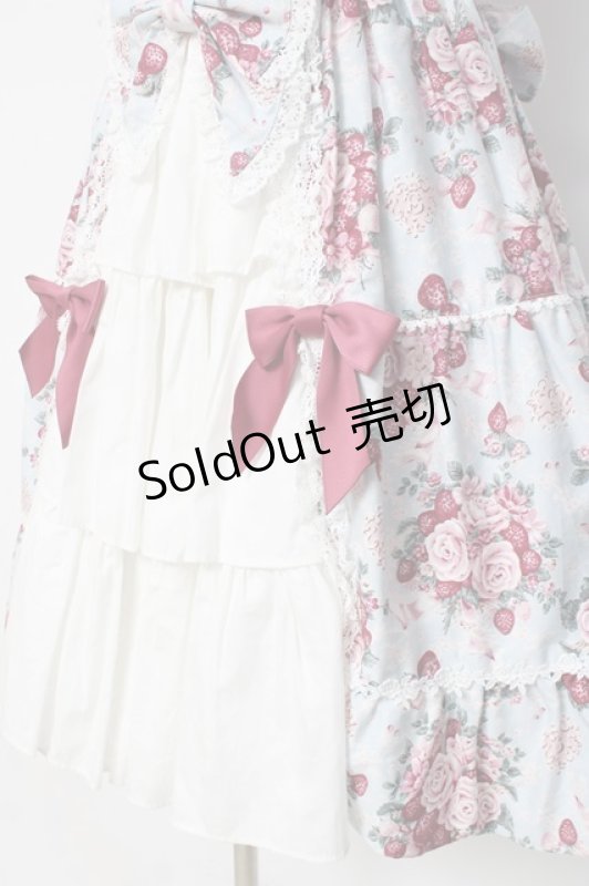 画像6: BABY, THE STARS SHINE BRIGHT / シュガーブーケ〜永遠の乙女の憧れ〜柄ジャンパースカートIII  アンティークブルー Y-26-04-17-183-BA-OP-SZ-ZY (6)