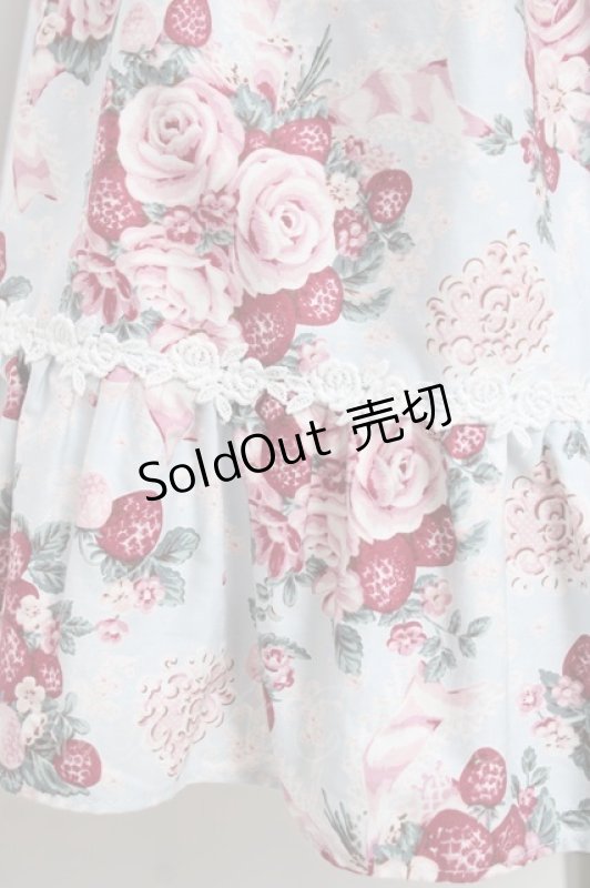 画像7: BABY, THE STARS SHINE BRIGHT / シュガーブーケ〜永遠の乙女の憧れ〜柄ジャンパースカートIII  アンティークブルー Y-26-04-17-183-BA-OP-SZ-ZY (7)