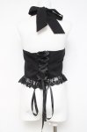 画像3: axes femme / コルセット風フリルビスチェ  黒 Y-26-04-17-190-AX-TO-SZ-ZY (3)