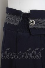画像3: Ozz oneste / 裾バラ刺繍スカート  紺 Y-26-04-17-204-OO-SK-SZ-ZS (3)