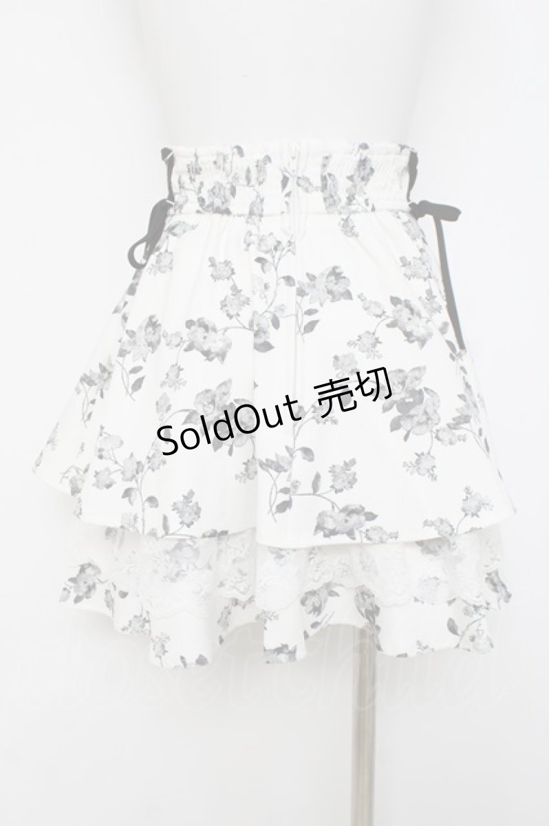 画像3: couture BY ROJITA / レーシーティアードミニスカート  白 Y-26-04-17-206-LO-SK-SZ-ZY (3)