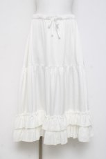 画像1: axes femme kawaii / ミディフリルペチスカート  白 Y-26-04-17-210-AX-SK-SZ-ZY (1)