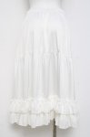 画像2: axes femme kawaii / ミディフリルペチスカート  白 Y-26-04-17-210-AX-SK-SZ-ZY (2)