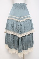 画像3: axes femme / サテンイレヘムスカート  ミント Y-26-04-17-212-AX-SK-SZ-ZY (3)