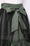 画像4: axes femme / チュール×ティアードスカート F グリーン Y-26-04-17-220-AX-SK-SZ-ZY (4)