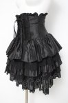 画像2: ATELIER PIERROT / mini corset skirt  ブラック Y-26-04-17-221-EL-SK-SZ-ZY (2)