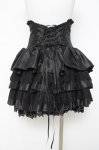 画像3: ATELIER PIERROT / mini corset skirt  ブラック Y-26-04-17-221-EL-SK-SZ-ZY (3)