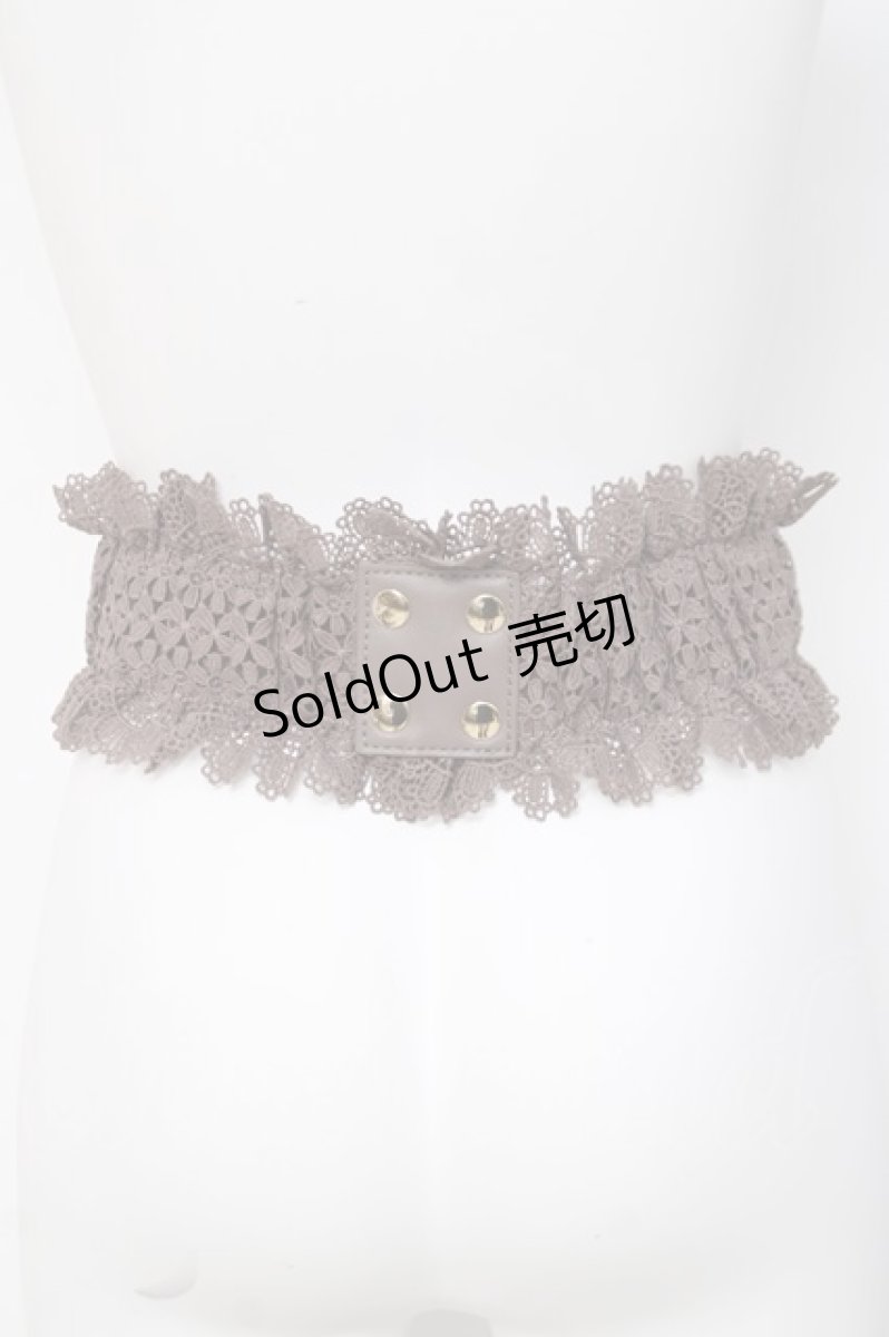 画像2: axes femme / レースアップゴムベルト F モカ Y-26-04-17-030-AX-BL-SZ-ZY (2)