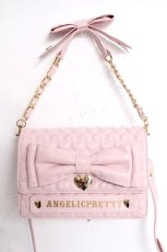 画像1: Angelic Pretty / Heartキルティングポシェット  ピンク Y-26-04-17-031-AP-BG-SZ-ZY (1)