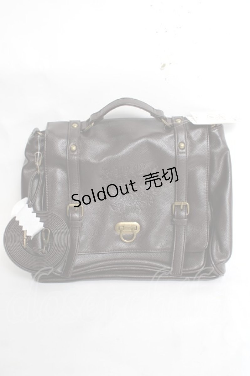 画像1: axes femme / 型押しサッチェルバッグ  茶 Y-26-04-17-032-AX-BG-SZ-ZY (1)