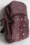 画像2: axes femme / ポケット付きナイロンリュック  ワイン Y-26-04-17-033-AX-BG-SZ-ZY (2)