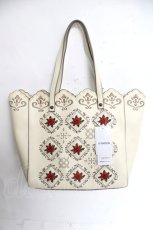 画像1: axes femme / 薔薇刺繍クラシカルバック  生成り Y-26-04-17-034-AX-BG-SZ-ZY (1)