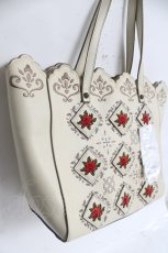 画像2: axes femme / 薔薇刺繍クラシカルバック  生成り Y-26-04-17-034-AX-BG-SZ-ZY (2)