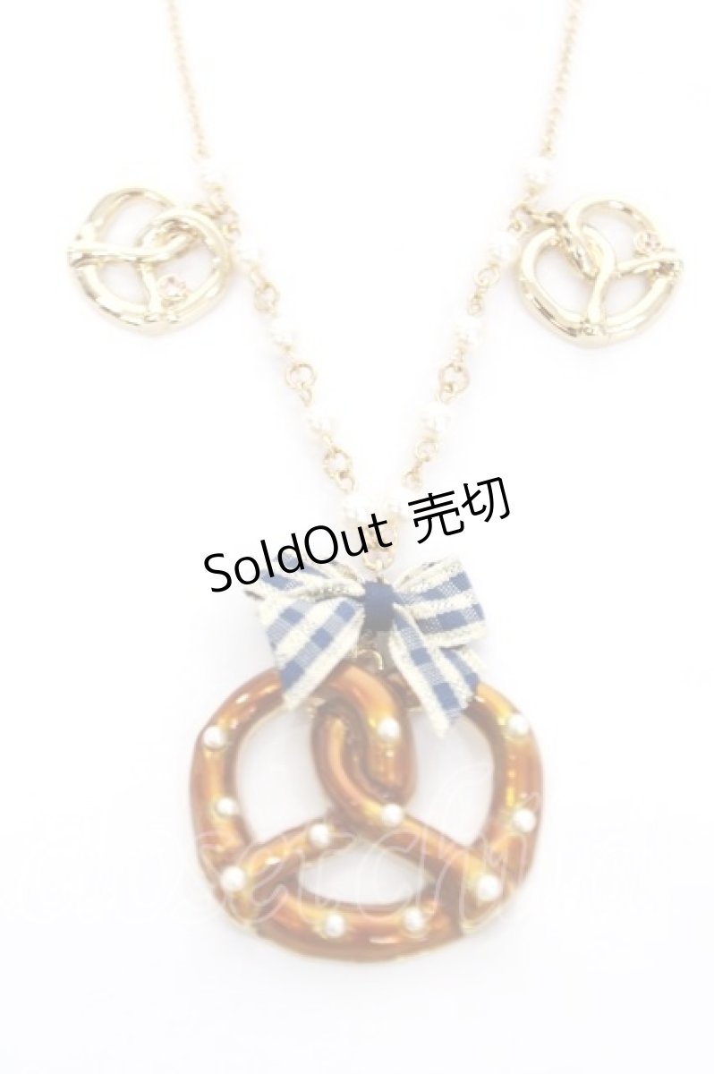 画像1: axes femme POETIQUE / プレッツェルネックレス  ゴールド Y-26-04-19-001-AX-AC-SZ-ZY (1)