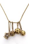 画像1: Jane Marple / 鈴&クラウンネックレス  ゴールド Y-26-04-19-061-JM-AC-SZ-ZY (1)