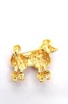 画像2: JESUS DIAMANTE / プードルブローチ  ゴールド Y-26-04-19-064-JE-ZA-SZ-ZY (2)