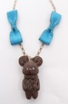 画像1: Emily Temple cute / くまチョコネックレス  ブラウン Y-26-04-19-065-ET-AC-SZ-ZY (1)